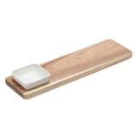 LEONE ACACIA BAMBOO WOODEN TRAY W/ BOWL