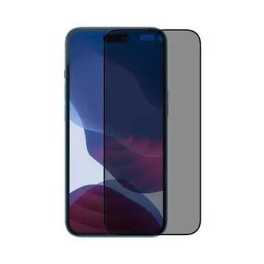 Privacy Screen Protector With Applicator For iPhone 14 Pro Max (Edge To Edge & Antibacterial)