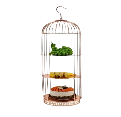 HADI STAINLESS STEEL BIRD CAGE STAND 1010 H CM