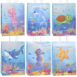 12pcs Ocean Theme Party Favor Bags