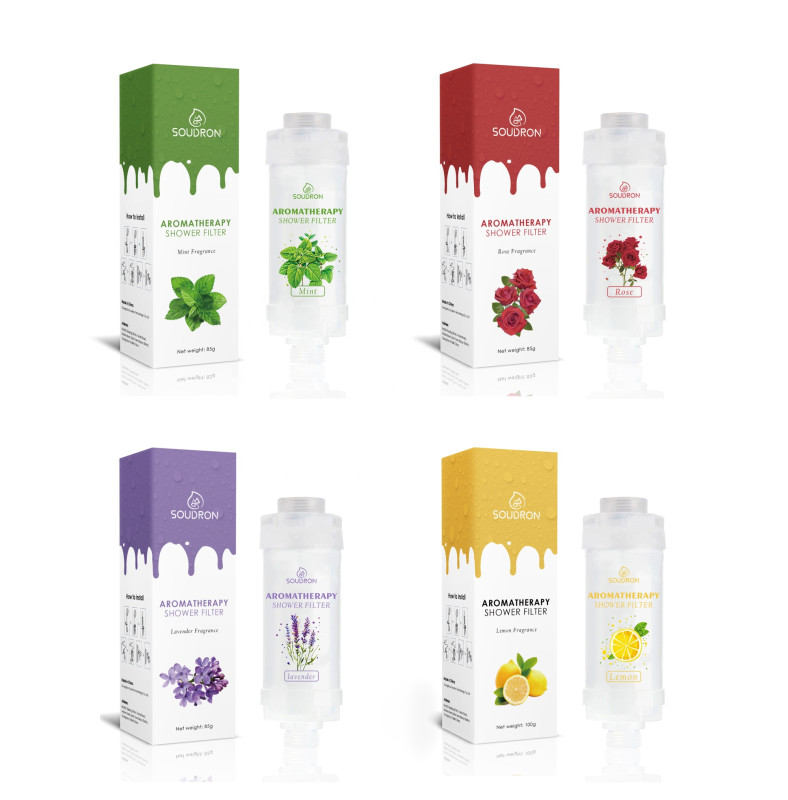 معطر وفلتر الشور بروائح عطرية فواحة Aromatic Shower Filter