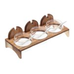 LEONE ACACIA BASE WITH JAM HOLDER