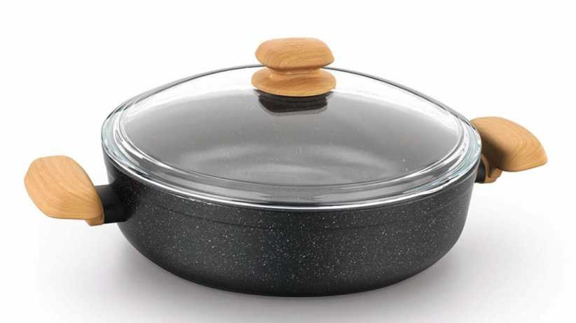 KORKMAZ MONTANA LOW CASSEROLE 26x7cm