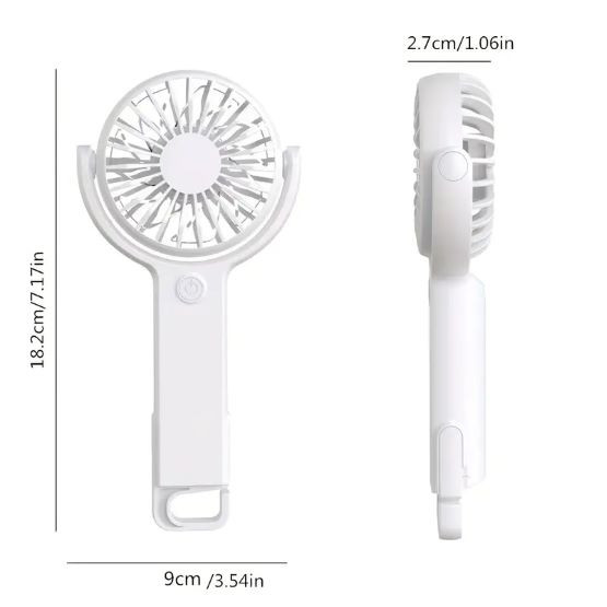 360-Degree Rotatable Handheld Fan