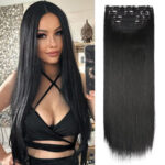 4pcs Set Natural Clip Hair Extension 18 INCH,150G
