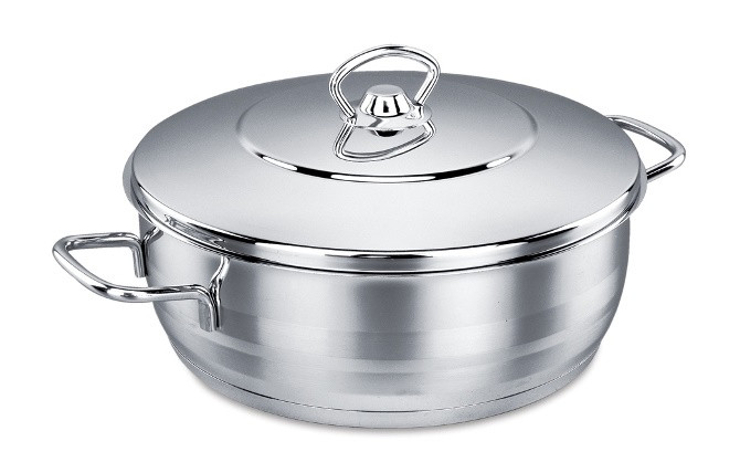 KORKMAZ ASTRA LOW CASSEROLE 24x8cm 3.