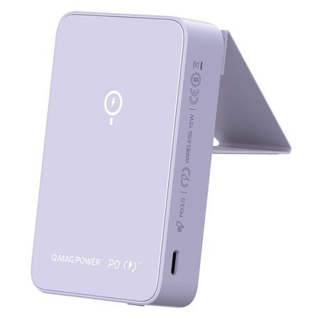 بطارية مغناطيسية لاسلكية موماكس بسعة ١٠٠٠٠ ملي أمبيرMomax Magnetic Wireless Power Bank with 10,000mAh Capacity