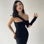 Black Gloved Dress