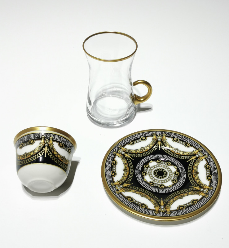 AVCI HOME MAKER COULD-42361 18 PCS TEA & MIRRA SET