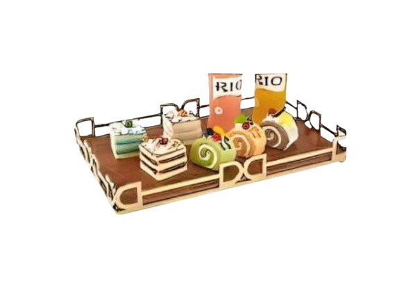 HADI WOODEN RECTANGULAR TRAY