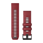 QuickFit® 26 Watch Bands, Marsala/Graphite Silicone 010-13393-06