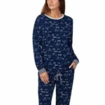 Harry Potter PJ set in navy blue with white printing