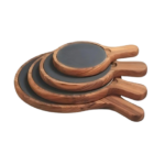 HADI WOODEN ROUND SLATE 17 CM