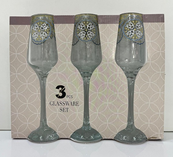 AVCI HOME MAKER LAL GOBLET 230cc 3PC ST DS-01