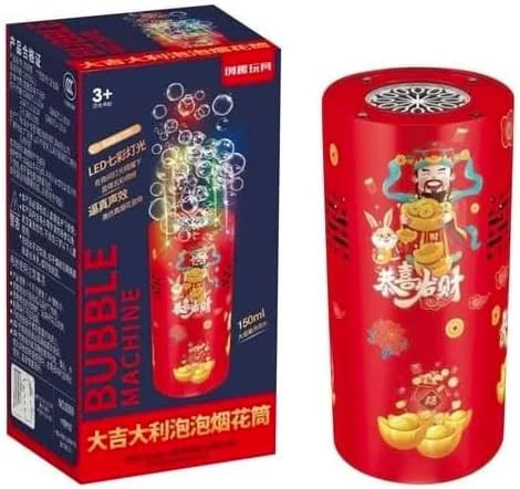 Automatic Bubble Machine with Flash Lights