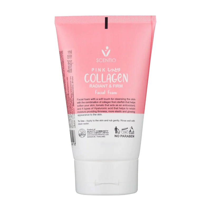 Scentio Pink Collagen Facial Foam