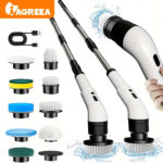 فرشاة تنظيف كهربائية 10 رؤوس Electric Cleaning Brush with 10 Heads