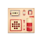 Red Six Piece Cigar Set