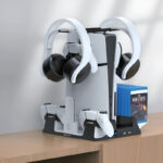 ستاند التبريد والشحن لسوني ٥ جرين ليون Green Lion PS5 Cooling & Charging Stand