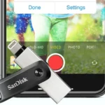 فلاش ميموري للايفون 128 جيجا SANDISK iphone flash meomory 128 GB