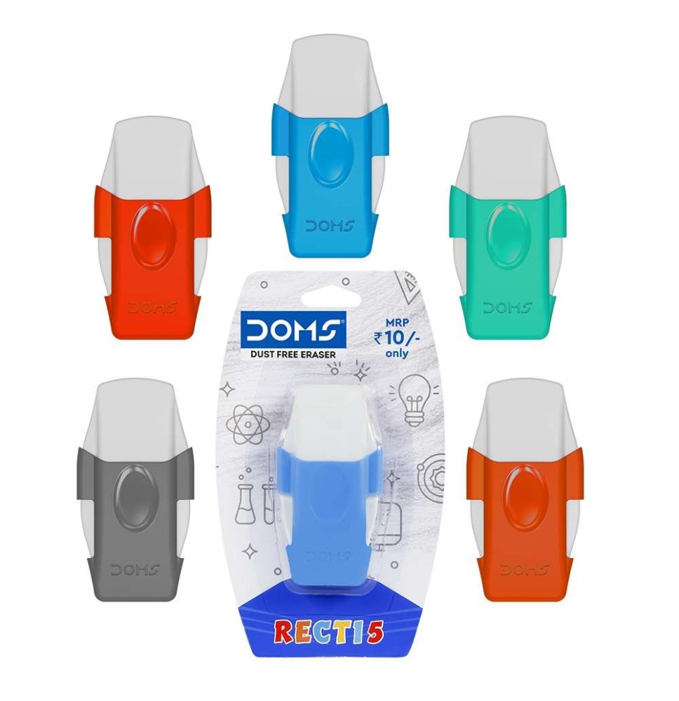 Doms Dust Free Eraser Recti Five 1Pc