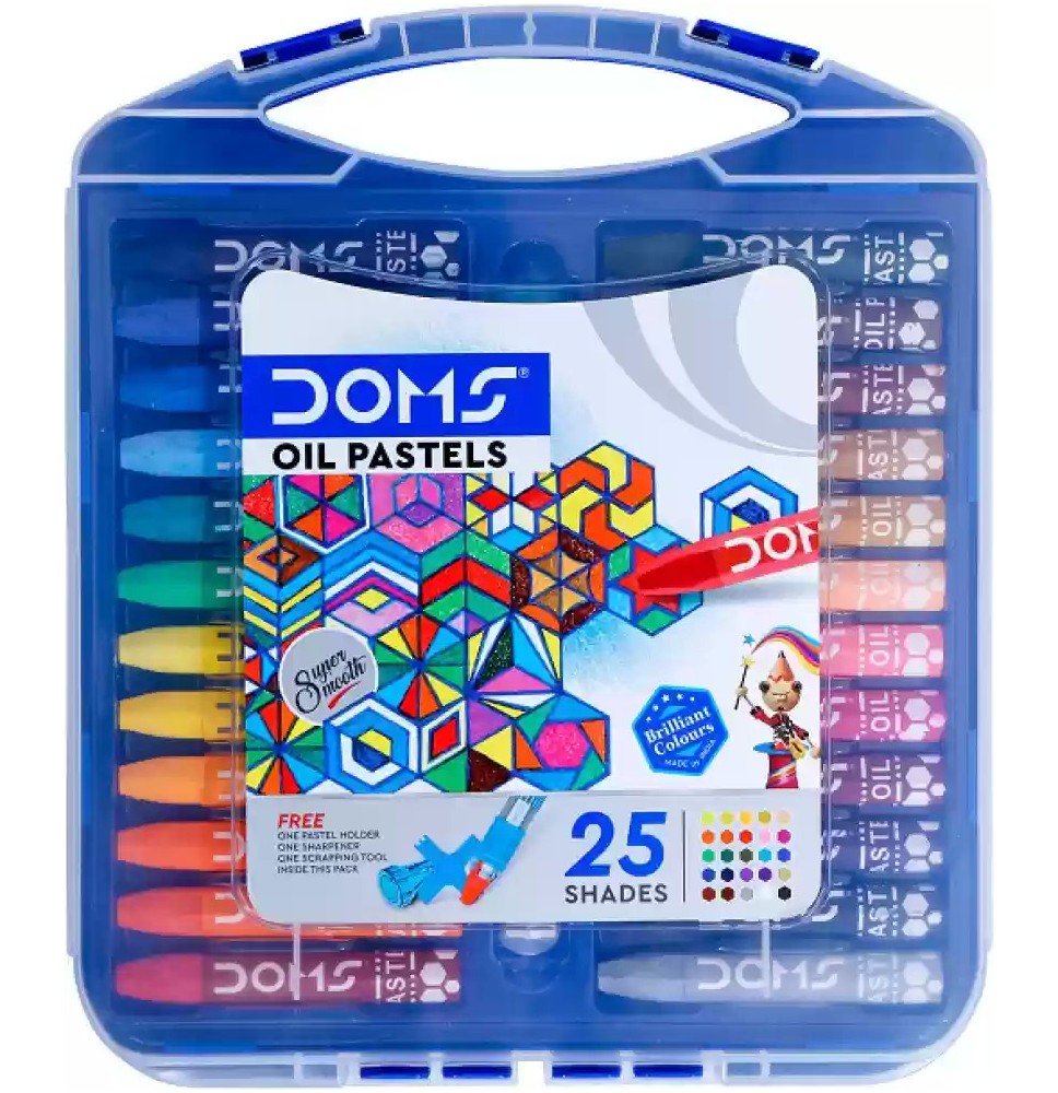 Doms Oil Pastels Super Smooth 25 Shades 1Pck