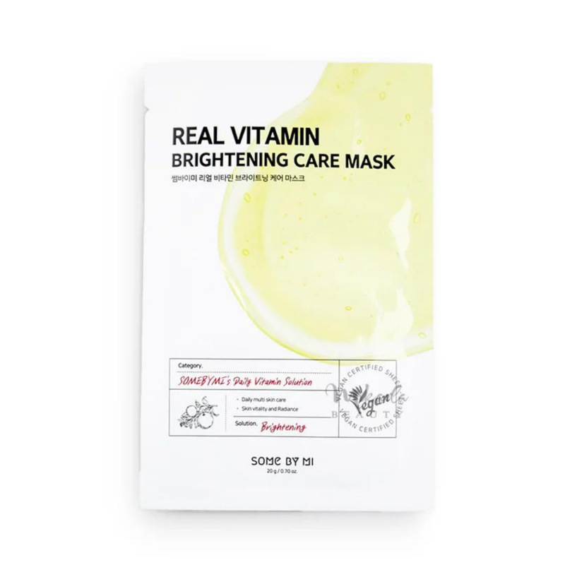 SOME BY MI - Real Vitamin Brightening Care Mask - 20g