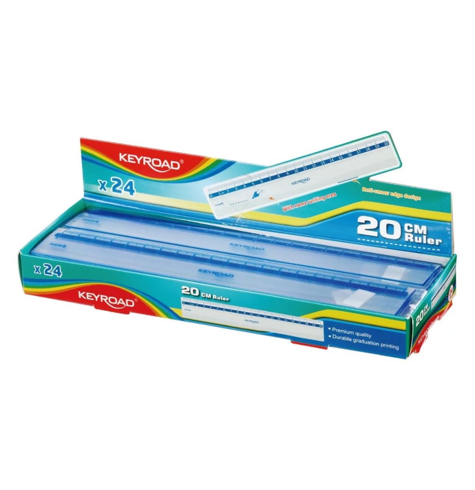 Keyroard Plastic 24X20cm Ruler