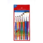 Faber-Castell 7 Flate Tri-grip Burches Synthetic Hair