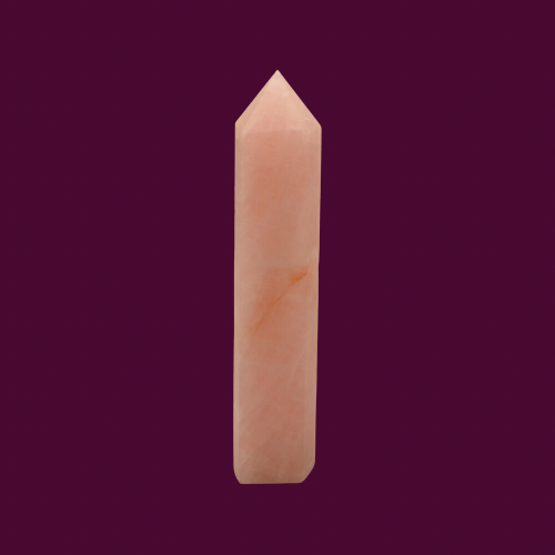 JUMBO ROSE QUARTZ WAND