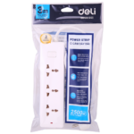 Deli Master Power Strip Switch 2500w/3m 1Pc