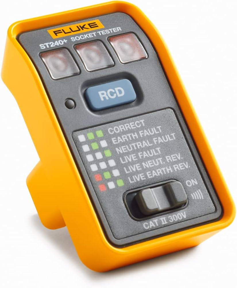 FLUKE ST240+ RCD SOCKET TESTER WITH BEEPER