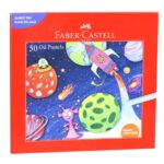 Faber-Castell 50 Oil Pastels Scratch Tool Inside This Pack