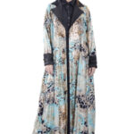 Azure Mosaic Abaya