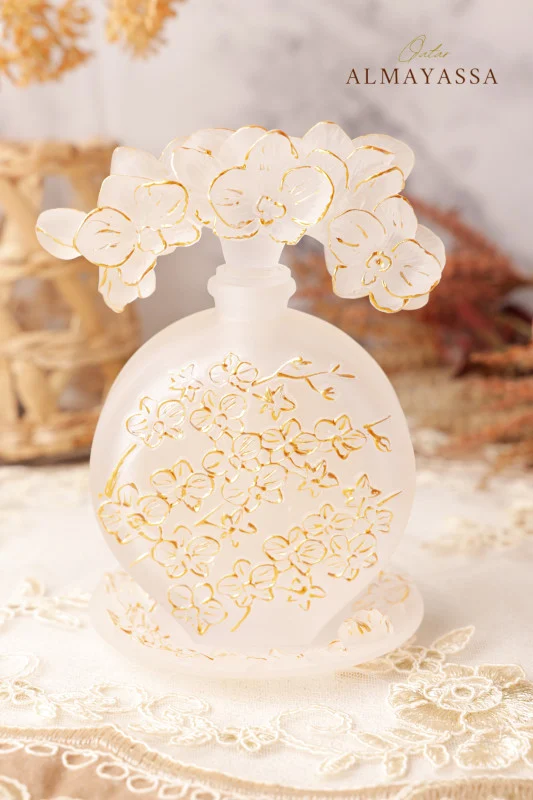 Flowers Crystal Perfume Bottle