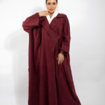 Maroon Abaya