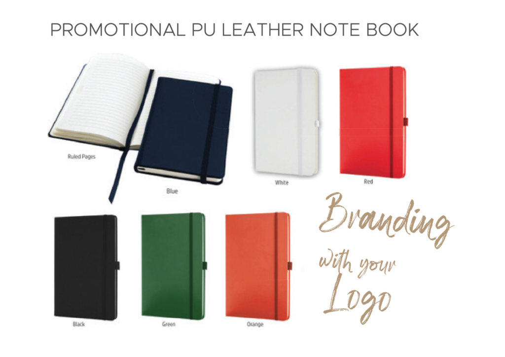 PU Leather A5 Notebooks