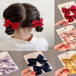 Colorful Flower Hair clips (2pcs)