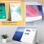 Desk top Calendar/ Year Planner 2024