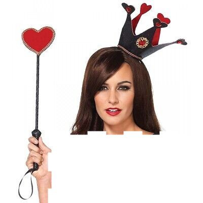 2 piece Royal crown headband and heart scepter