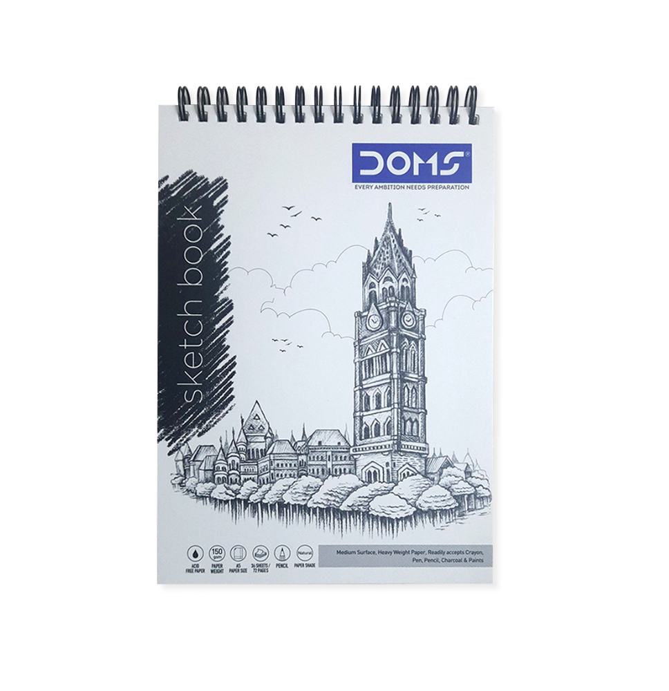 Doms A5 Sketch Book 36 Sheets 1Pc