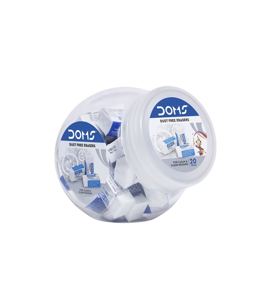 Doms Eraser 20Pc 1Jar