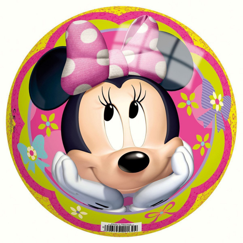 JOHN - DISNEY MINNIE MOUSE VINYL PLAYBALL 9"/230 MM 75G, DEFLATED