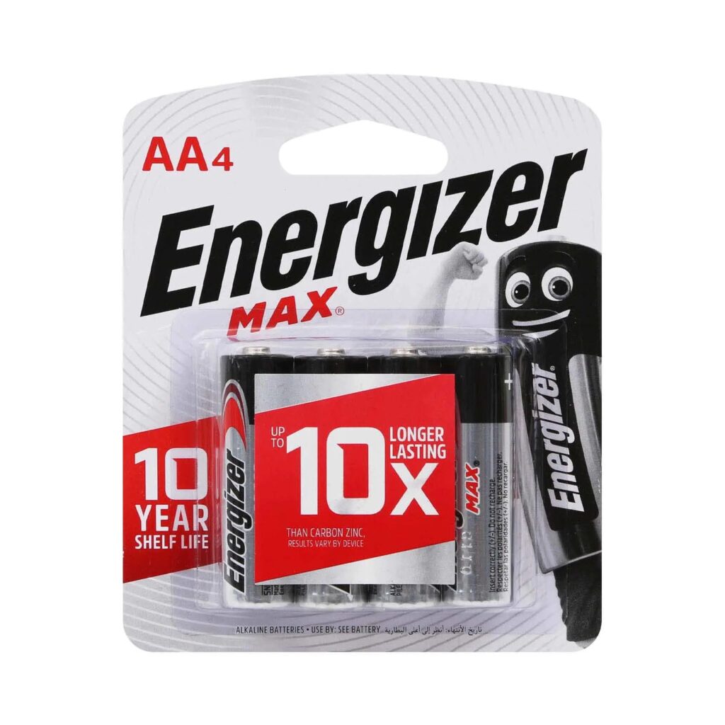 Energizer Alkaline Max Bp 4 Aaa Size Max