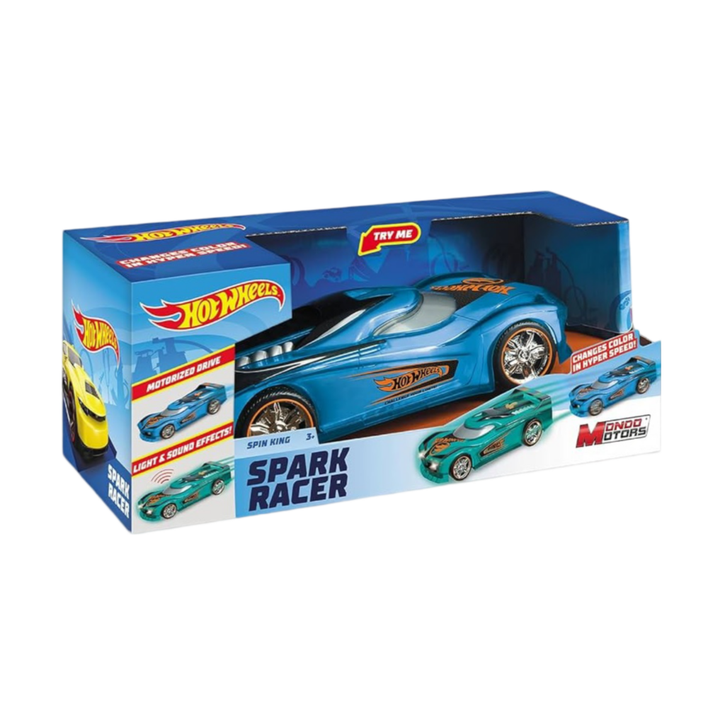 Hotwheels Light And Sounds Spark Racer Spin King B/O
