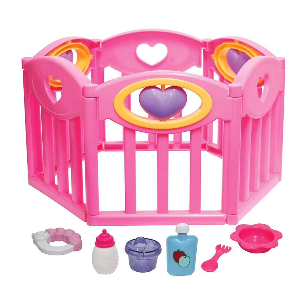 Jc Toys Basic Playpen With Accessories 25540