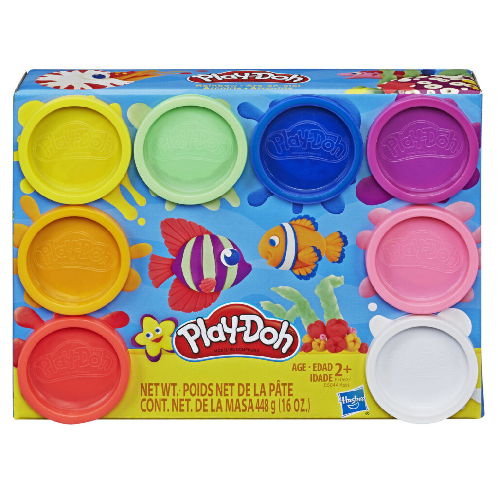 Hasbro Play-Doh 8 Pack Rainbow E5062