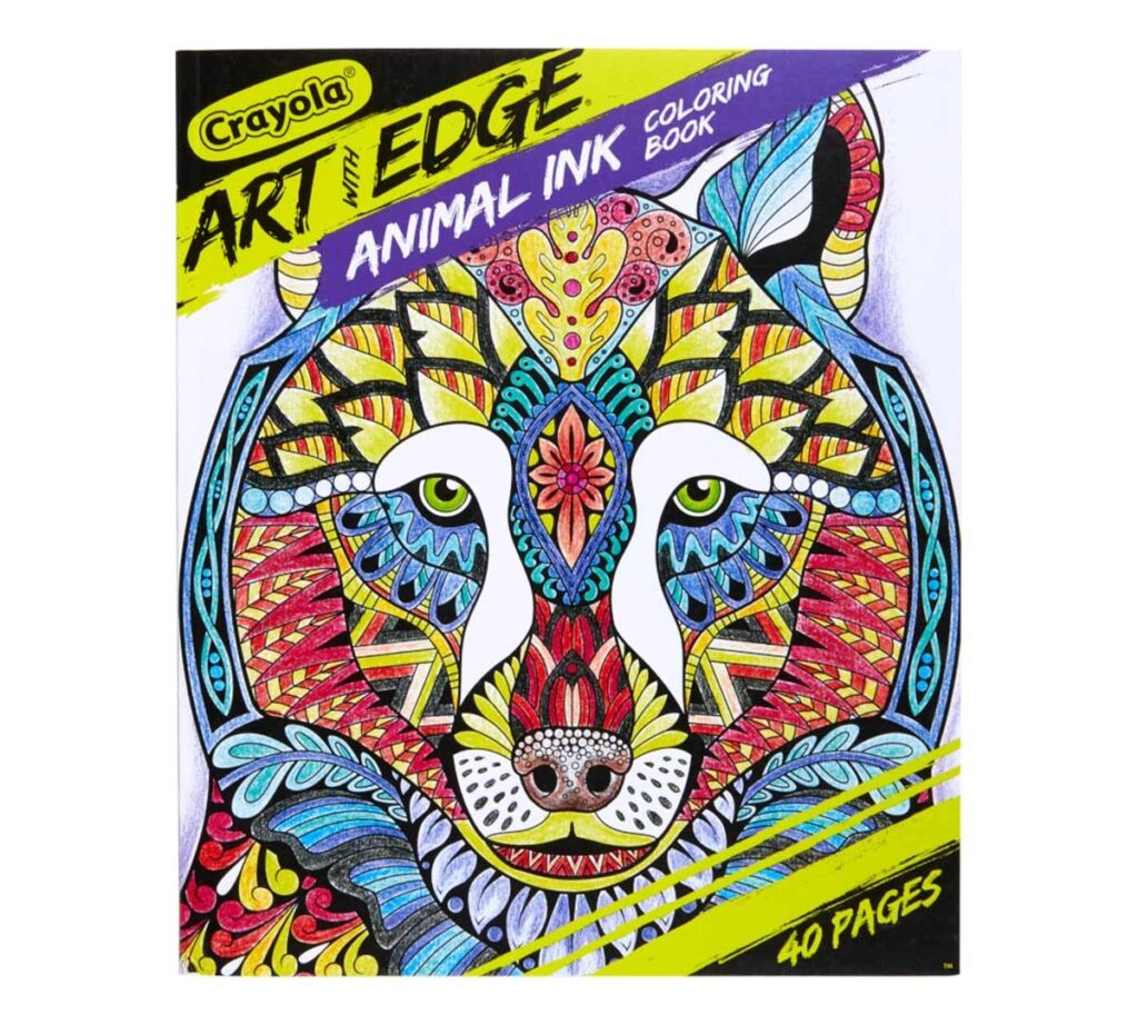 Crayola Art With Edge, Animal Ink Doodle Activity Book