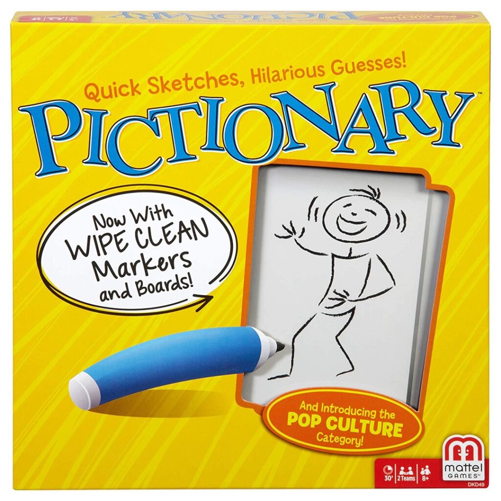 Mattel Pictionary Board Game - English