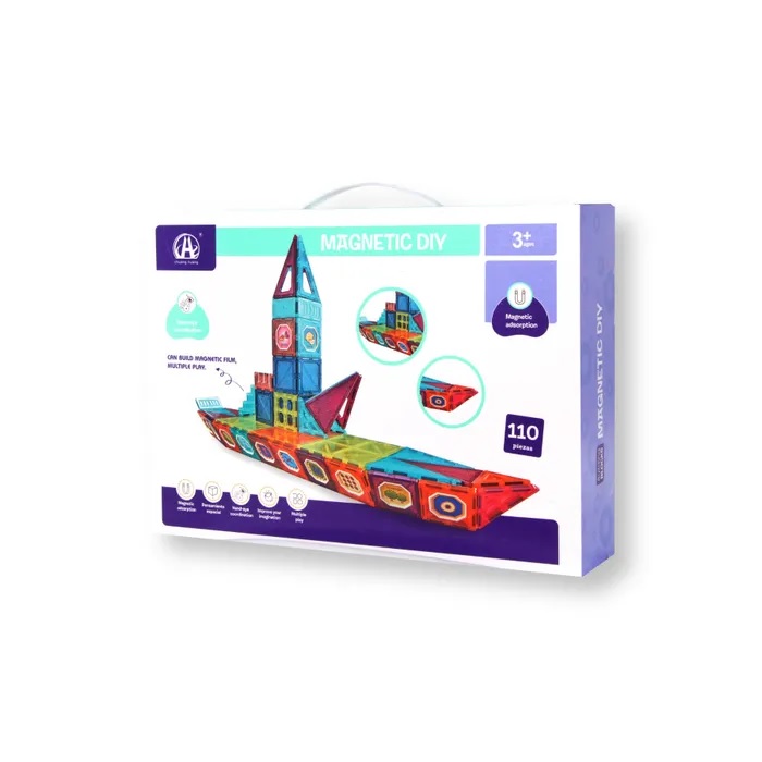 Tstation Blocks Set Magneticdiy 110 Pieces